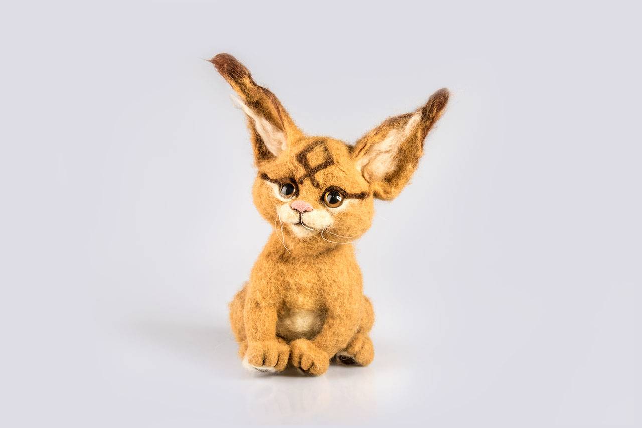 Baby lynx. Toy handmade to order  from the cartoon MAVKA