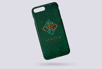 MAVKA AR Phone Case with a Magical Rune