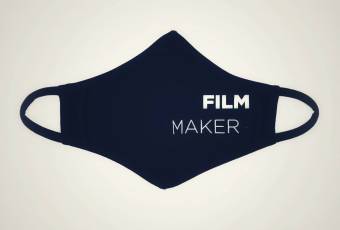 Protective mask with logo brand FILM MAKER
