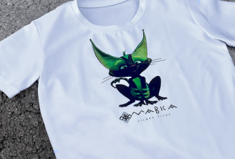 Kids T-shirt with the image of KITTYFROG