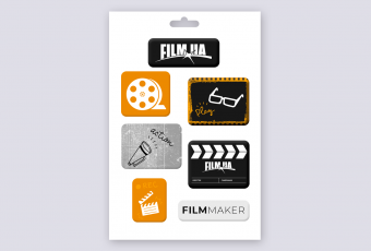 Set of 3D stickers Film Ua