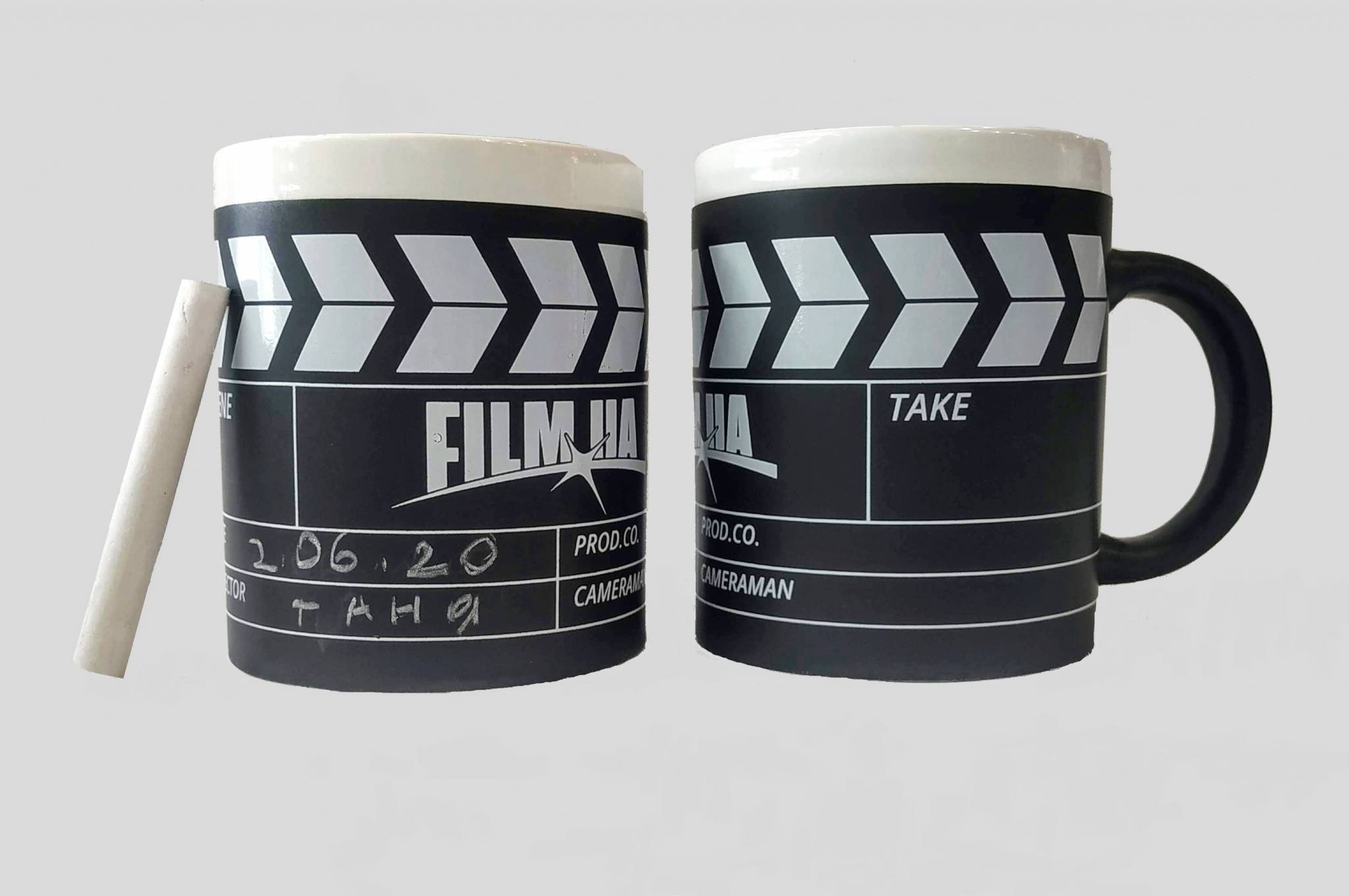 Чашка-хлопавка FILM.UA з крейдою