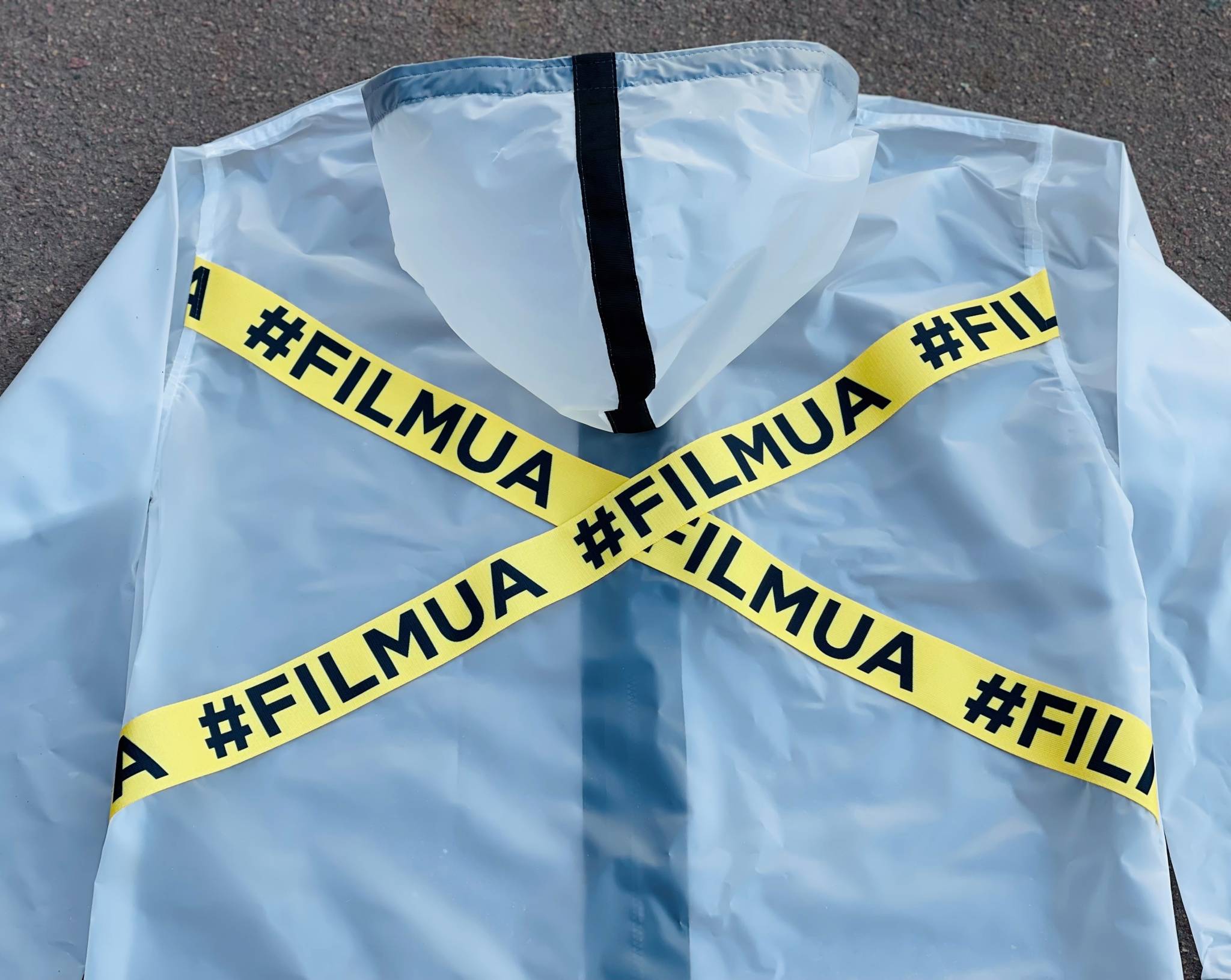 Limited edition lactic Raincoat  #FILMUA
