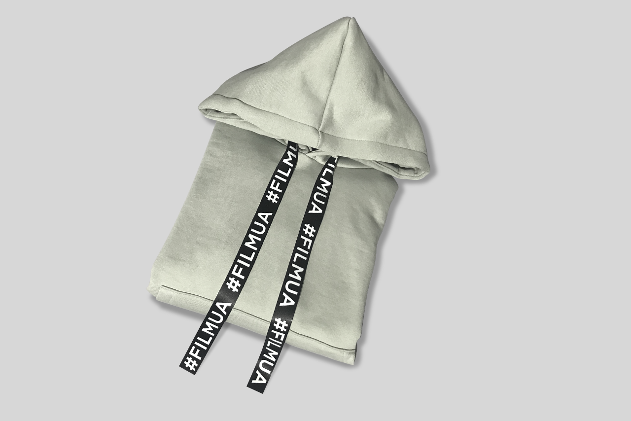 #FILMUA Branded Oversize Hoodie. Pistachio color