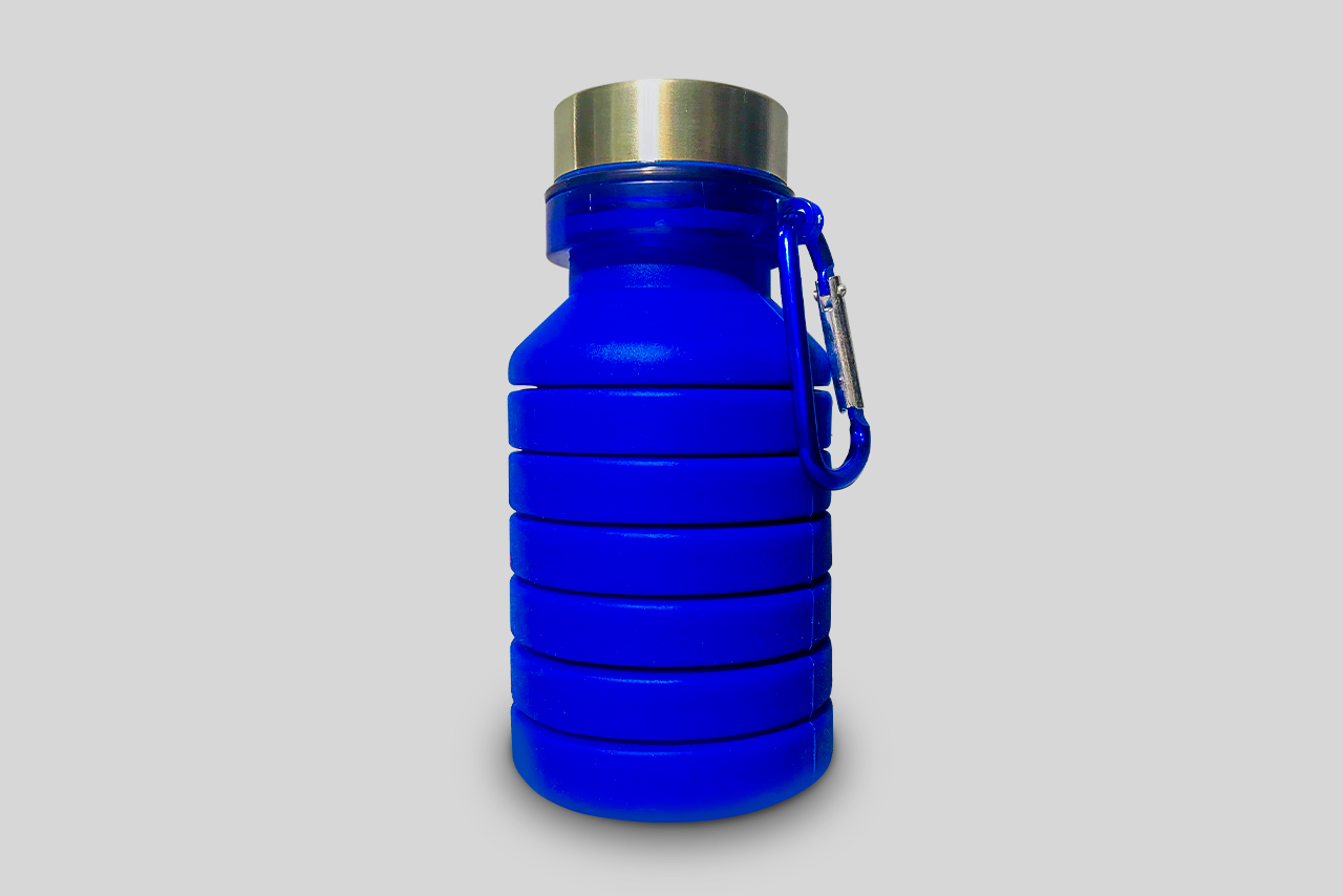 Раскладная бутылка для воды 36.6 на карабине