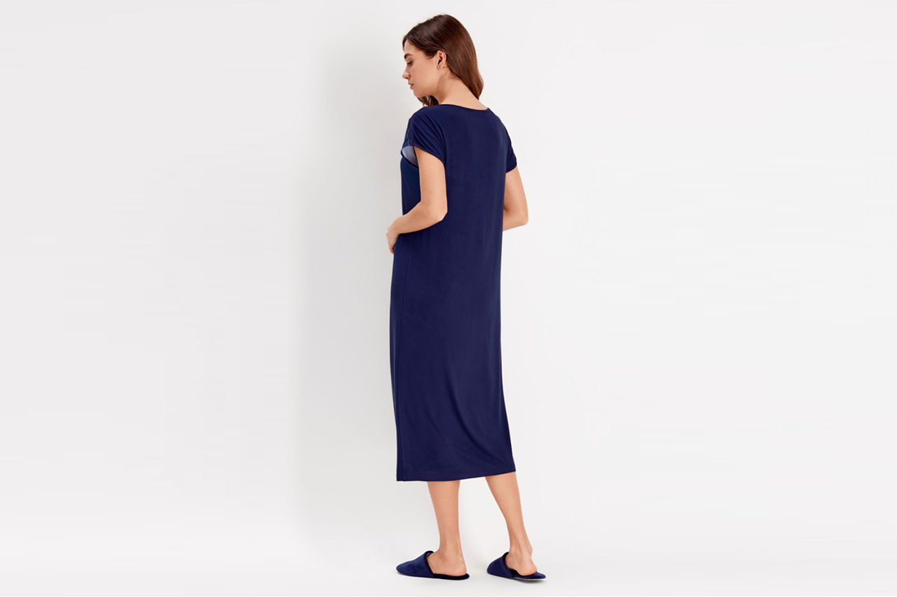 Платье женское РЫСЕНОК 6077 темно-синее