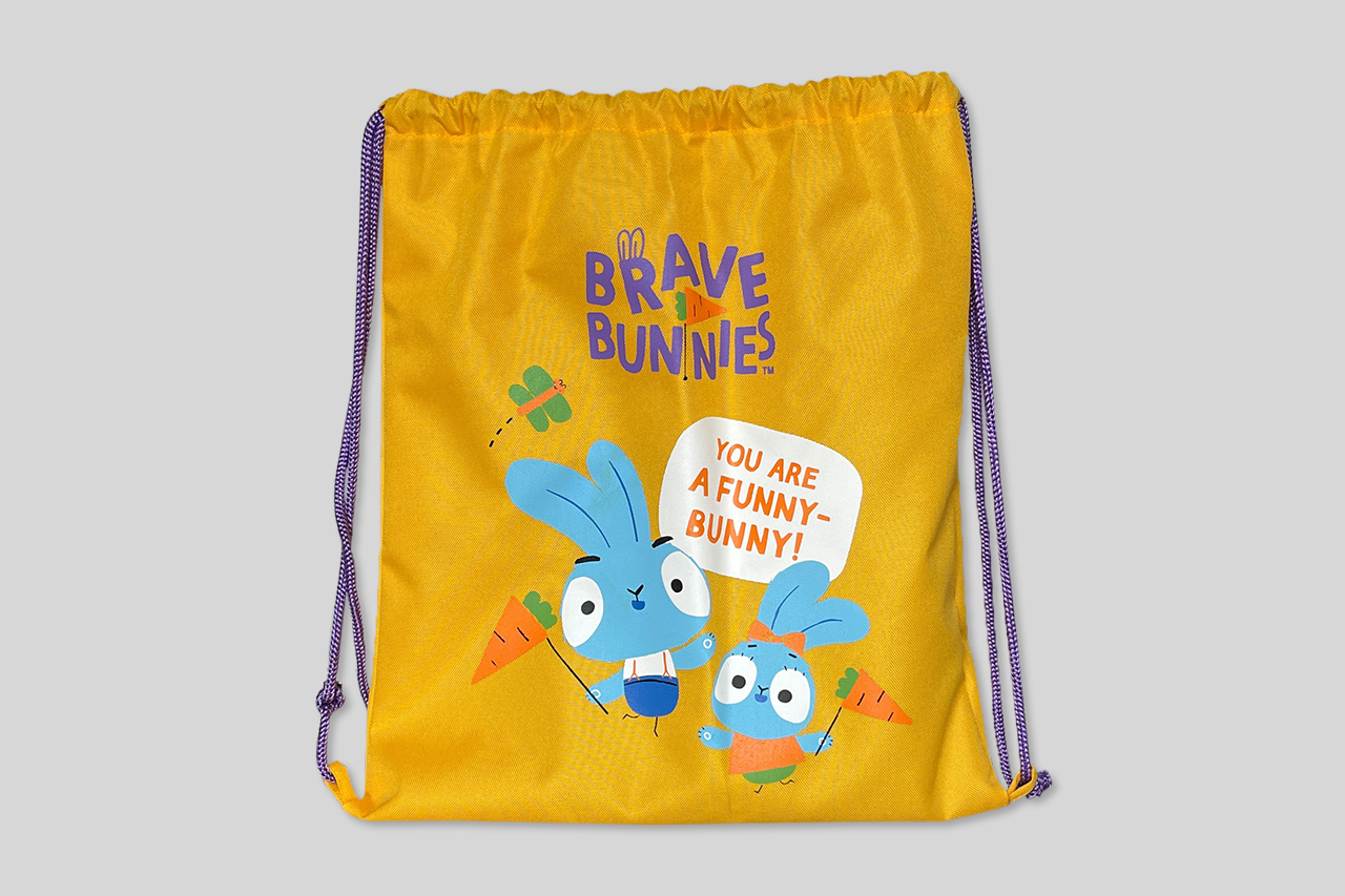 Backpack "BRAVE BUNNIES" with your favorite characters