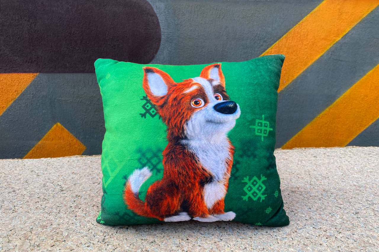 Square pillow with Dot from "Mavka. Forest song"