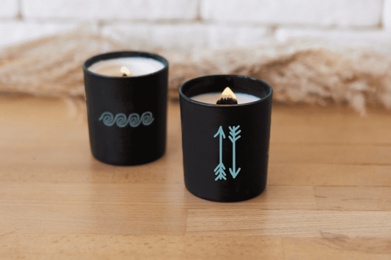 Ароматична свічка з символом води
