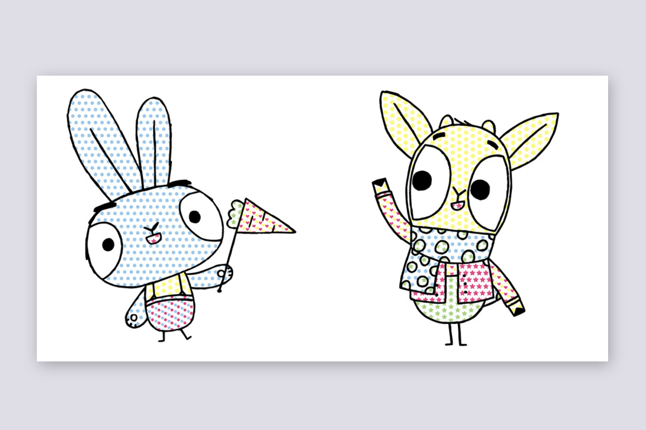 Coloring book "Brave Bunnies World"
